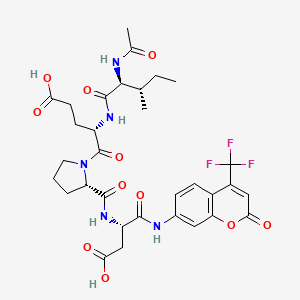 molecular formula C₃₂H₃₈F₃N₅O₁₁ B612775 Ac-IEPD-AFC CAS No. 1135417-31-0