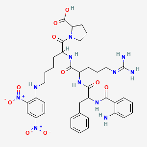 molecular formula C₃₉H₄₉N₁₁O₁₀ B612777 Abz-FR-K(Dnp)-P-OH CAS No. 500799-61-1
