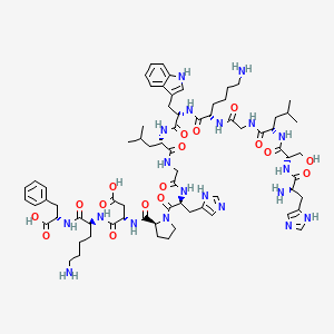 molecular formula C₇₂H₁₀₄N₂₀O₁₇ B612781 [SER140]-PLP(139-151) CAS No. 122018-58-0