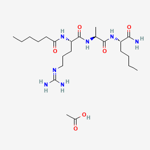 Hexanoyl dipeptide-3 norleucine acetate