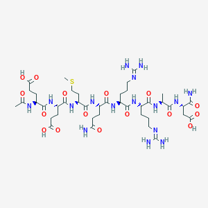 molecular formula C41H70N16O16S B612807 Ac-glu-glu-met-gln-arg-arg-ala-asp-nh2 CAS No. 868844-74-0