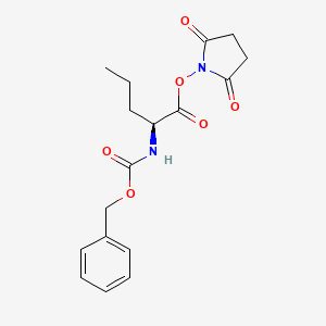molecular formula C17H20N2O6 B612847 Z-Nva-osu CAS No. 71447-85-3