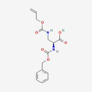N-alpha-Benzyloxycarbonyl-N-beta-allyloxycarbonyl-L-2,3-diaminopropionic acid