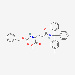 (S)-2-(((Benzyloxy)carbonyl)amino)-5-((diphenyl(p-tolyl)methyl)amino)-5-oxopentanoic acid