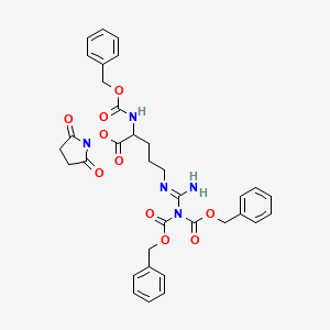 molecular formula C34H35N5O10 B612902 Z-D-Arg(Z)-OSu CAS No. 200191-86-2