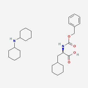 molecular formula C29H46N2O4 B612909 N-cyclohexylcyclohexanamine;(2R)-3-cyclohexyl-2-(phenylmethoxycarbonylamino)propanoic acid CAS No. 214852-64-9