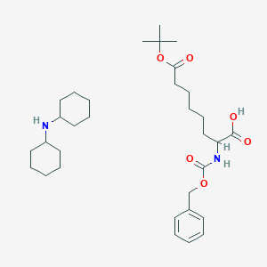 (S)-2-(Z-amino)-octanedioic acid-8-t-butyl ester . DCHA;Z-L-2-aminosuberic acid-8-t-butyl ester . DCHA