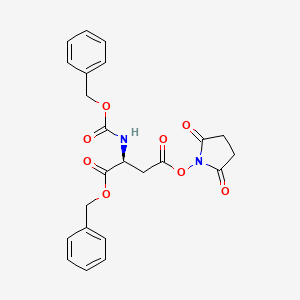 molecular formula C23H22N2O8 B612913 Z-Asp(OSu)-OBzl CAS No. 108325-86-6