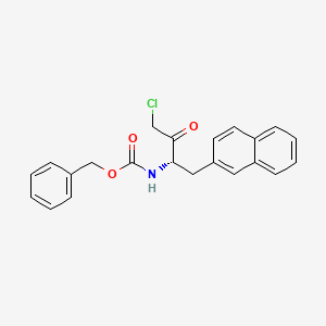 molecular formula C22H20ClNO3 B612924 Z-2-Nal-chloromethylketone CAS No. 128019-71-6
