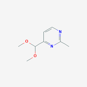 4-(Dimethoxymethyl)-2-methylpyrimidine