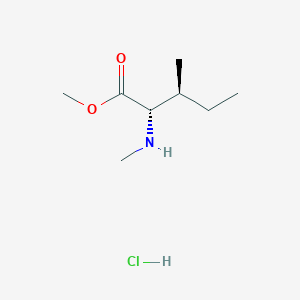 (2S,3S)-Methyl 3-methyl-2-(methylamino)pentanoate hydrochloride