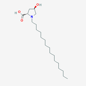 molecular formula C21H41NO3 B612965 (2S,4R)-1-hexadecyl-4-hydroxypyrrolidine-2-carboxylic acid CAS No. 76652-69-2