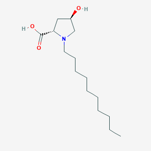 (2S,4R)-1-decyl-4-hydroxypyrrolidine-2-carboxylic acid