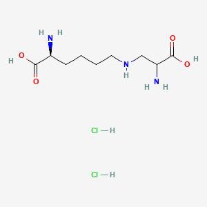 molecular formula C9H21Cl2N3O4 B612971 Lysinoalanine Dihydrochloride CAS No. 4418-81-9