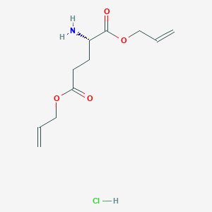 molecular formula C11H18ClNO4 B612981 H-Glu(oall)-oall p-tosylate CAS No. 20845-16-3