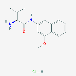 L-Valine 4-methoxy-beta-naphthylamide hydrochloride