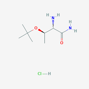 (2S,3R)-2-Amino-3-(tert-butoxy)butanamide hydrochloride