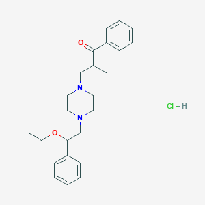 molecular formula C24H34Cl2N2O2 B000613 Eprazinone dihydrochloride CAS No. 10402-53-6
