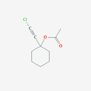 molecular formula C10H13ClO2 B6130005 [1-(2-Chloroethynyl)cyclohexyl] acetate 
