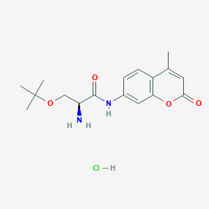 molecular formula C17H22N2O4 · HCl B613003 H-Ser(tBu)-AMC HCl CAS No. 201855-41-6