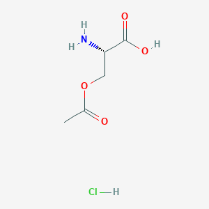 (S)-3-Acetoxy-2-aminopropanoic acid hydrochloride