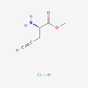 (S)-Methyl 2-aminopent-4-ynoate hydrochloride