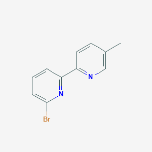 molecular formula C11H9BrN2 B061301 6'-Bromo-5-methyl-2,2'-bipyridine CAS No. 189195-36-6