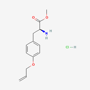 molecular formula C13H18ClNO3 B613032 O-Allyl-L-tyrosine methyl ester hydrochloride CAS No. 138535-28-1