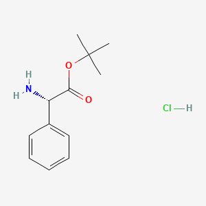 (S)-tert-Butyl 2-amino-2-phenylacetate hydrochloride