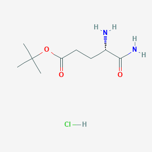 molecular formula C9H19ClN2O3 B613044 H-Glu(OtBu)-NH2 hydrochloride CAS No. 108607-02-9