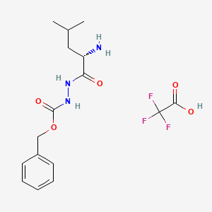 molecular formula C14H21N3O3 · C2HF3O2 B613047 H-Leu-nhnh-Z tfa CAS No. 19635-96-2