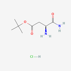 molecular formula C8H17ClN2O3 B613054 H-Asp(otbu)-NH2 hcl CAS No. 92786-68-0