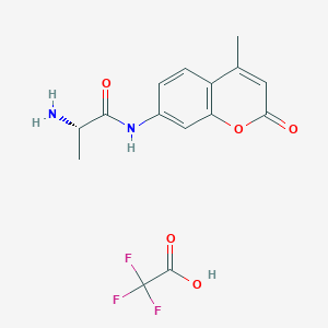 (S)-2-Amino-N-(4-methyl-2-oxo-2H-chromen-7-yl)propanamide 2,2,2-trifluoroacetate