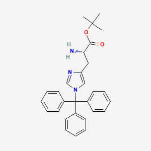 Tert-butyl (2S)-2-amino-3-(1-tritylimidazol-4-yl)propanoate