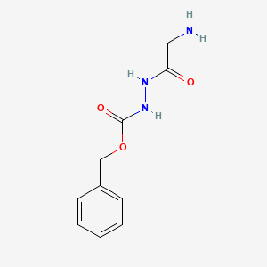 Benzyl 2-(2-aminoacetyl)hydrazinecarboxylate