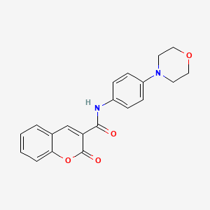 molecular formula C20H18N2O4 B6130774 N-(4-morpholin-4-ylphenyl)(2-oxochromen-3-yl)carboxamide 