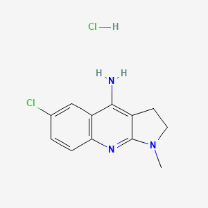 molecular formula C12H13Cl2N3 B6130833 6-Chloro-1-methyl-2,3-dihydropyrrolo[2,3-b]quinolin-4-amine;hydrochloride 