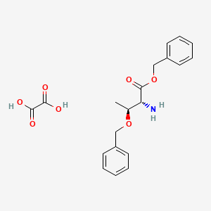 molecular formula C20H23NO7 B613088 (2R,3S)-Benzyl 2-amino-3-(benzyloxy)butanoate oxalate CAS No. 188660-14-2