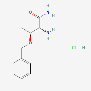 molecular formula C11H17ClN2O2 B613089 H-D-Thr(bzl)-NH2 hcl CAS No. 201275-09-4