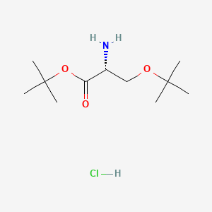 molecular formula C11H24ClNO3 B613091 H-D-Ser(tBu)-OtBu HCl CAS No. 179559-35-4