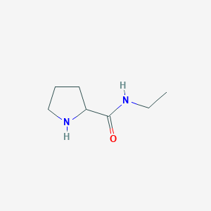molecular formula C7H14N2O · HCl B613093 N-ethylpyrrolidine-2-carboxamide CAS No. 1225063-04-6