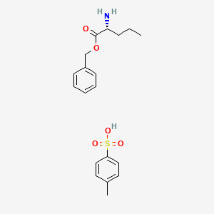 molecular formula C19H25NO5S B613094 D-2-Aminovaleric acid-benzyl ester 4-toluenesulfonate salt CAS No. 218962-76-6