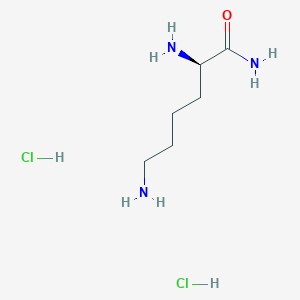 molecular formula C6H17Cl2N3O B613096 D-Lysinamide dihydrochloride CAS No. 205598-51-2