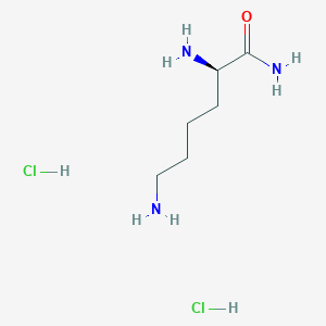 molecular formula C6H17Cl2N3O B613096 (R)-2,6-Diaminohexanamide dihydrochloride CAS No. 205598-51-2