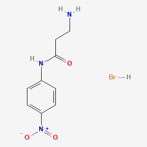 molecular formula C9H12BrN3O3 B613132 3-Amino-N-(4-nitrophenyl)propanamide hydrobromide CAS No. 111196-17-9