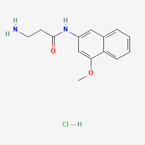 molecular formula C14H17ClN2O2 B613135 H-beta-Ala-4MbetaNA HCl CAS No. 100900-08-1