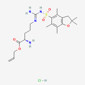 molecular formula C22H35ClN4O5S B613145 H-Arg(pbf)-oall hcl CAS No. 257288-23-6