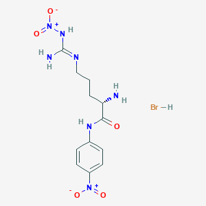 molecular formula C12H17N7O5 · HBr B613146 H-Arg(NO2)-pNA hydrobromide CAS No. 29028-61-3