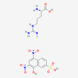molecular formula C17H22N6O10S B613148 L-NMA . flavianate, L-NMMA . flavianate, Tilarginine . flavianate, Targinine . flavianate CAS No. 51827-02-2