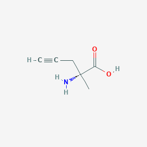 molecular formula C6H9NO2 B613149 (R)-alpha-Propargylalanine CAS No. 403519-98-2